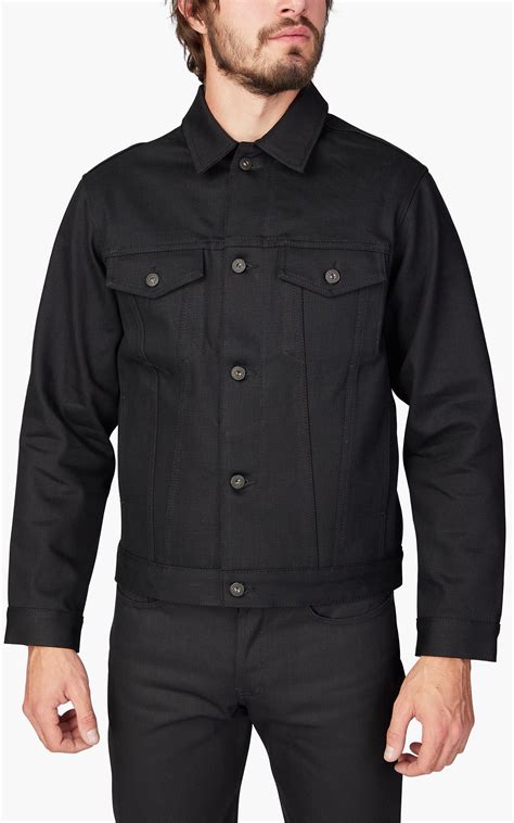 naked and famous sumi ink|Black Sumi Ink Denim Jacket by Naked & Famous Denim on .